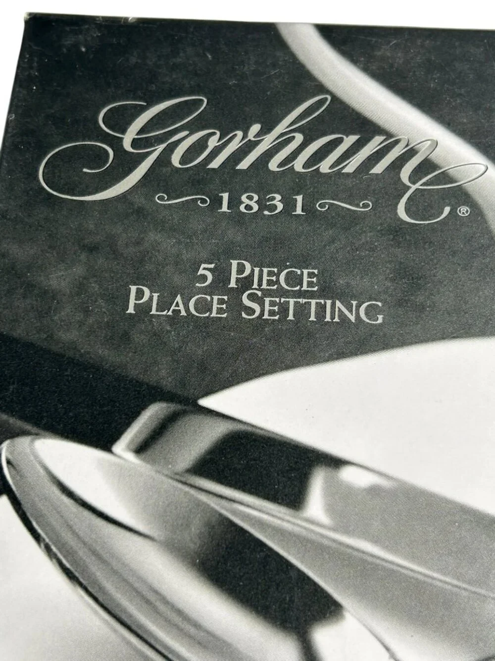 Gorham Ribbon Edge Frost 18/10 Stainless 5-Piece Place Setting Lot of 2 NIB